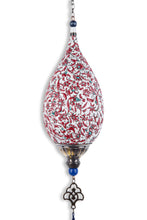 Load image into Gallery viewer, Ceramic Embossed Carnation Design Ostrich Egg Form | Mid size