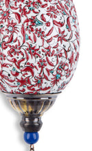 Load image into Gallery viewer, Ceramic Embossed Carnation Design Ostrich Egg Form | Mid size