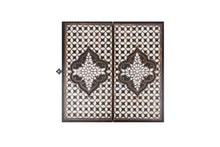 Load image into Gallery viewer, Mesopotamia (mother of pearl-50 cm) | Backgammon
